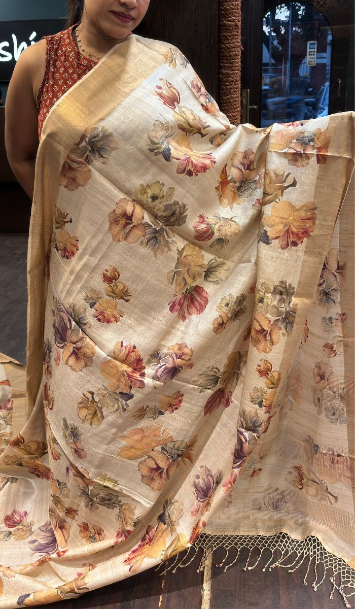 TUSSAR SILK SAREE 14122434