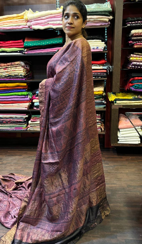 TUSSAR SILK SAREE 24122421