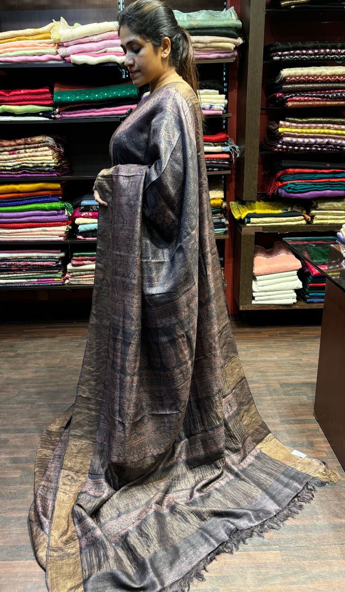 TUSSAR SILK SAREE 24122420