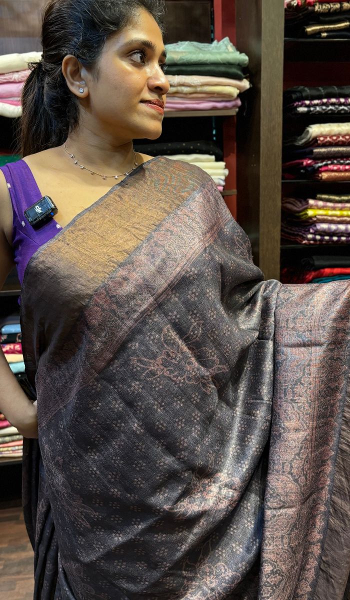 TUSSAR SILK SAREE 24122420