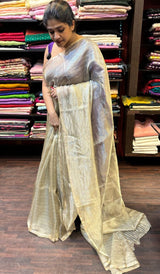 TISSUE ORGANZA SAREE 24122444