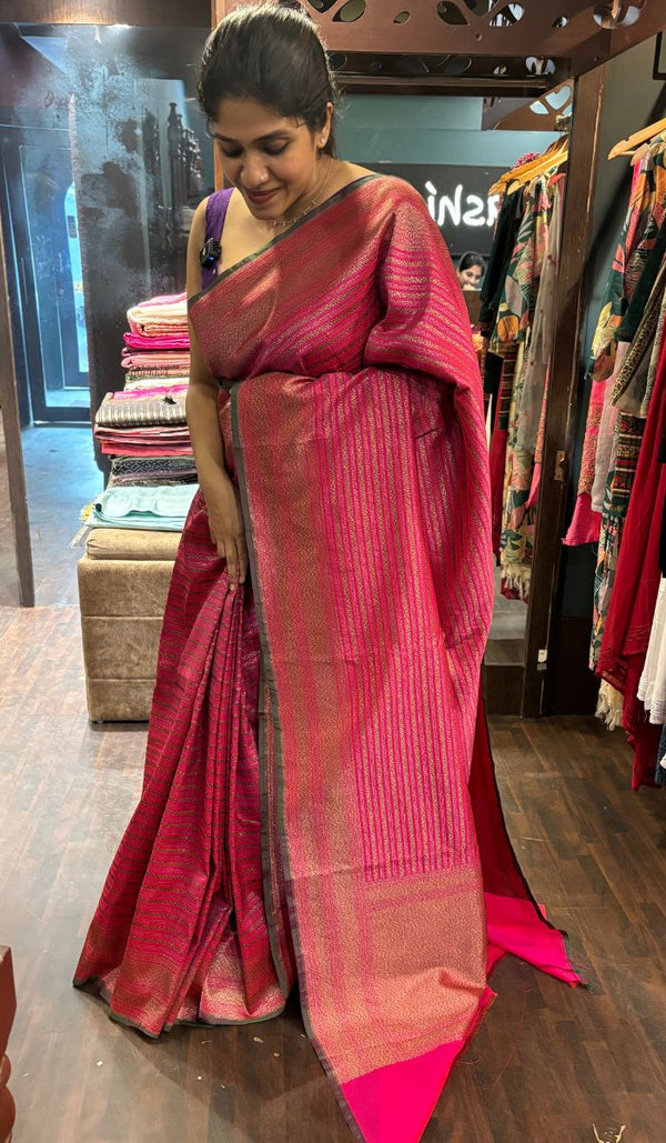 SEMI KATAN SILK SAREE 0612242