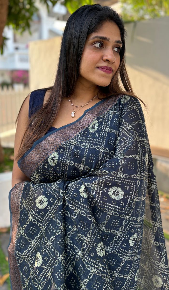 CHANDERI SAREE 14122469