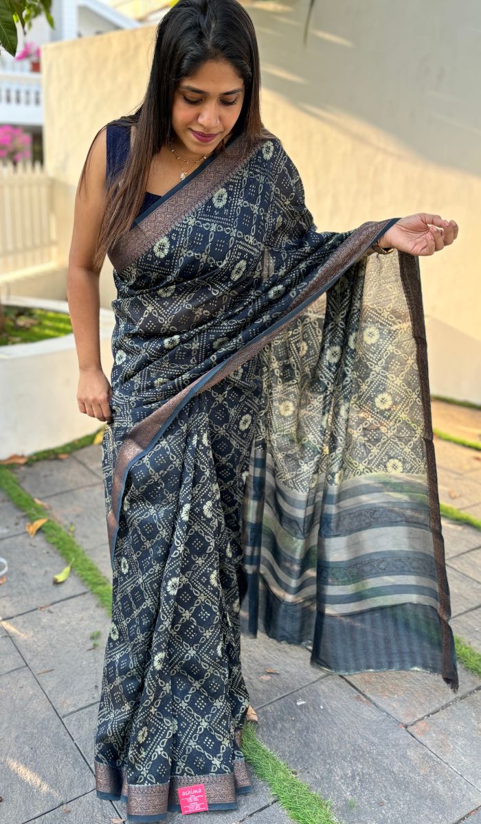 CHANDERI SAREE 14122469