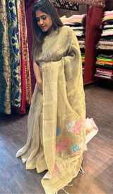 LINEN SAREE 0801253