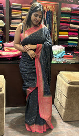 CREPE SILK SAREE 16012513