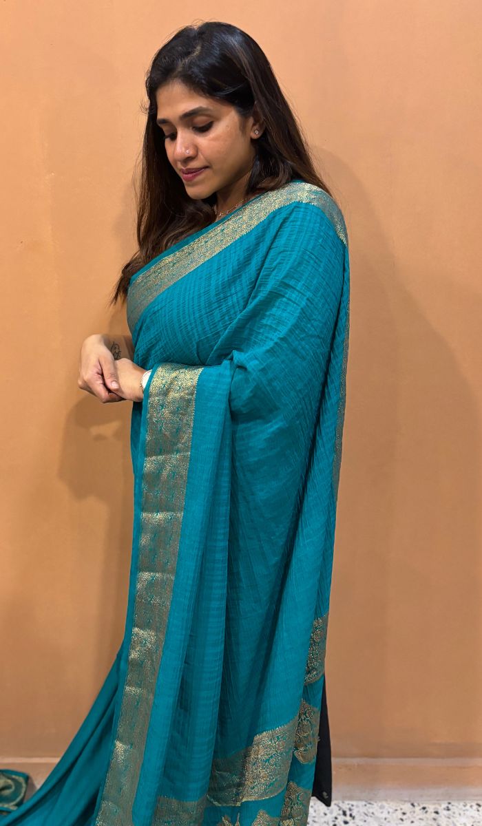 SEMI GEORGETTE SAREE 1801252