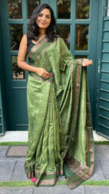 CHANDERI SILK SAREE 14122451