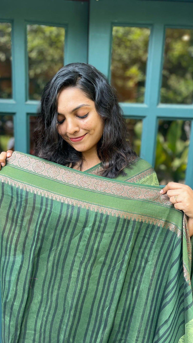 CHANDERI SILK SAREE 14122451