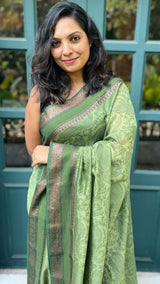 CHANDERI SILK SAREE 14122451