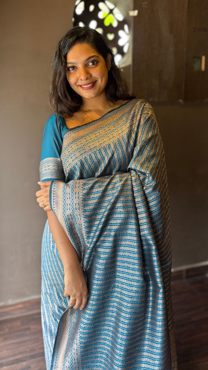 SEMI KATAN SAREE 13012524