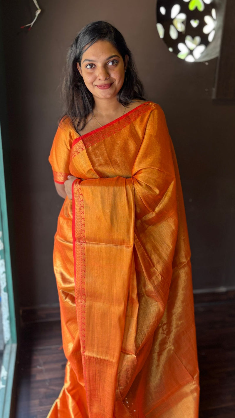 SEMI TISSUE SAREE 15032512