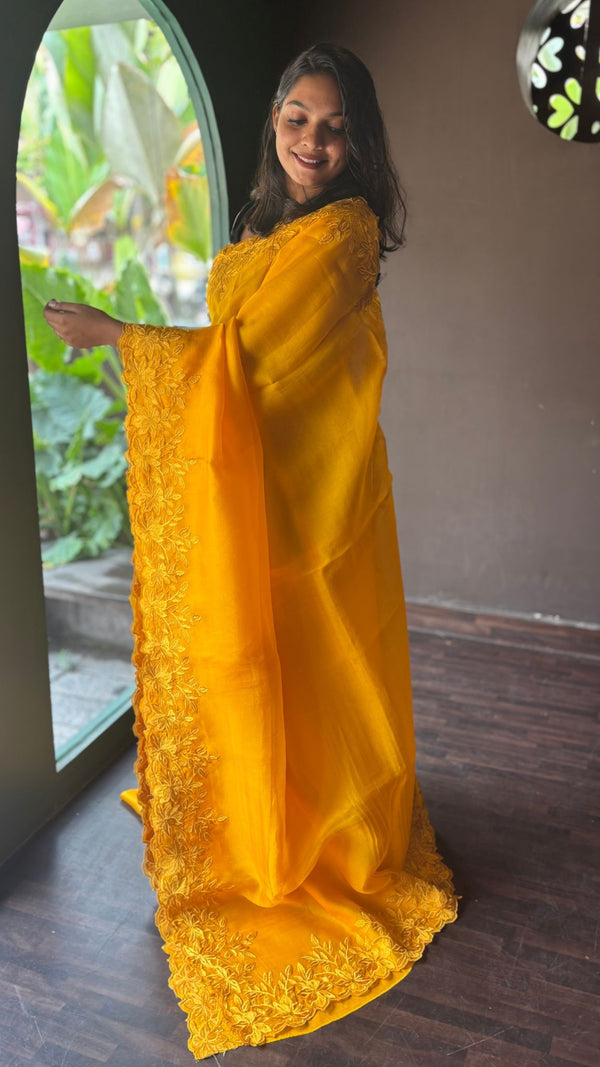 ORGANZA SILK SAREE 30122414