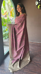 MOONGA SILK SAREE 17122425