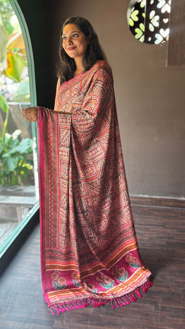 SATIN CREPE SILK SAREE 1502252