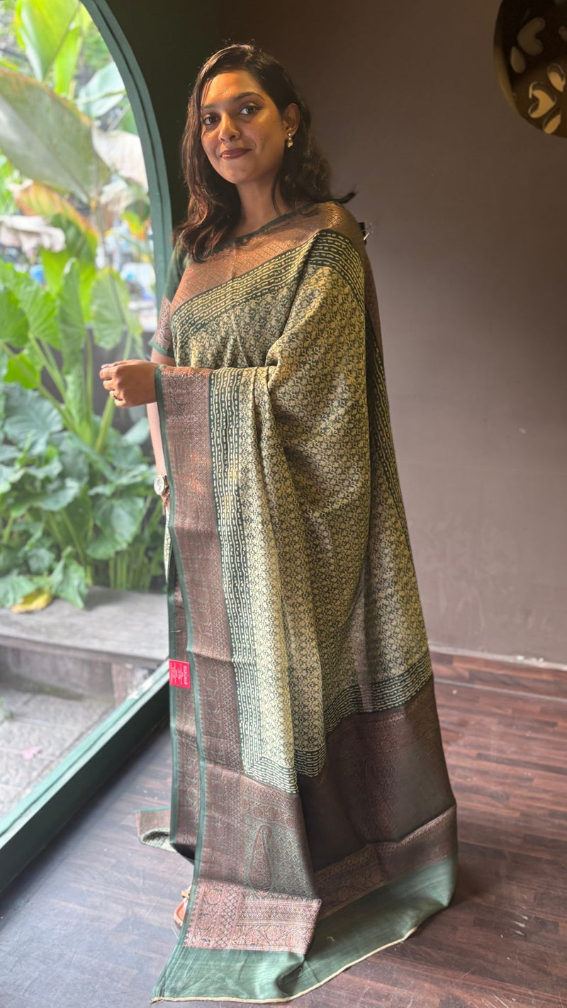 CHANDERI SILK SAREE 17122445