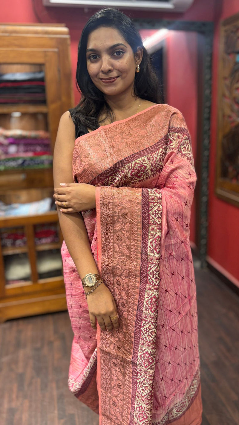 CHANDERI SILK SAREE 02112410