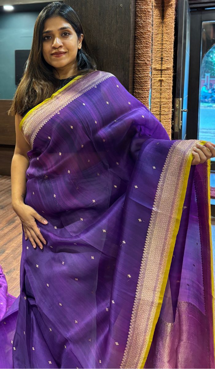 ORGANZA SAREE 10072520