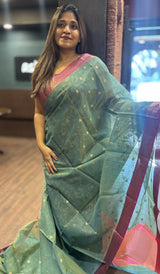 COTTON BANARASI SAREE 210226100