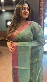 COTTON BANARASI SAREE 210226100