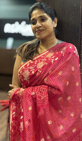 SATIN CREPE SAREE 1802265