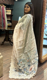 ORGANZA SAREE 09122513