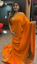 SEMI GEORGETTE SAREE 0604265