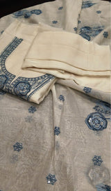 MUL CHANDERI UNSTITHCED SALWAR 30012610