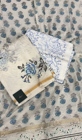 CHANDERI UNSTITCHED SALWAR 10062614