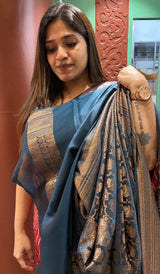 CREPE SILK SAREE 0812255