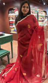 KORA ORGANZA SAREE 260126140