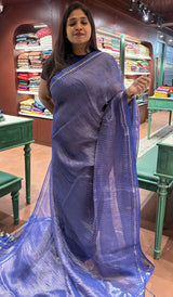 TISSUE ORGANZA SAREE 26012699