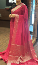 SEMI GEORGETTE SAREE 2404262