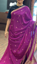 VISCOSE GEORGETTE SAREE 28042678