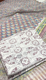 COTTON UNSTITCHED SALWAR 13022622