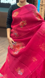ORGANZA SAREE 290426124