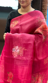ORGANZA SAREE 290426124
