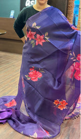 ORGANZA SAREE 290426126
