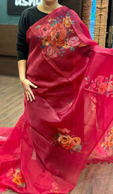 ORGANZA SAREE 290426125
