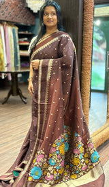 SATIN RAW SILK SAREE 05052628
