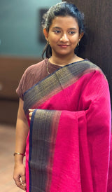 SEMI LINEN SAREE 1010244