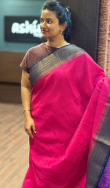 SEMI LINEN SAREE 1010244