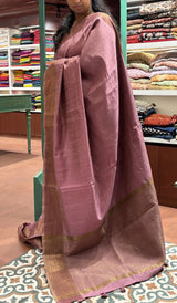 SEMI LINEN SAREE 20022657
