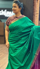 SEMI LINEN SAREE 23022698