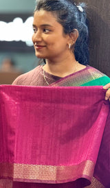 SEMI LINEN SAREE 23022698