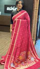 SATIN RAW SILK SAREE 05052631