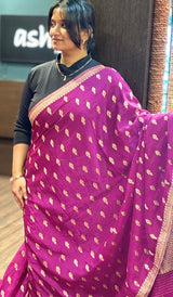VISCOSE GEORGETTE SAREE 28042674