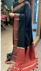 SEMI LINEN SAREE 09052615