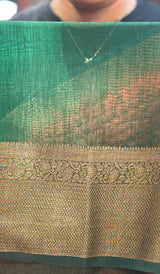 SEMI LINEN SAREE 09052658