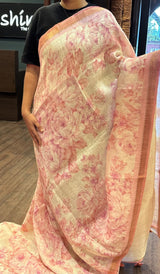 LINEN SAREE 050526156